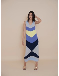 Vestido Largo Multicolor Wnt | Jayme Shop
